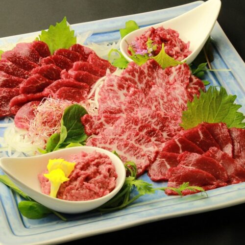 菅乃屋 馬肉専門店 馬刺しバラエティー5種セット